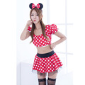 Sexy Cotton Adult Milk Maid Lingerie Halloween Women Dress Cosplay Halloween Costumes Outfit Fancy Dress Free