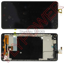 100% New Original LCD Screen Display + Touch Digitizer with frame For ZTE Nubia Z7 Max NX505J Assembly by free shipping