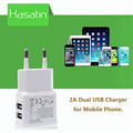 Kasatin Quality EU Plug 5V 2 1 1A Dual USB AC USB Charger Wall Power Adapter