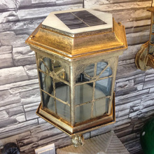 12pcs/Lot Classic Style Solar LED Lamp Aluminium construction