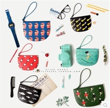 YIZI original fashion fresh storage bag coin purse small women bag Fried egg/Hat/ Surfin/Torch/Running/Fish