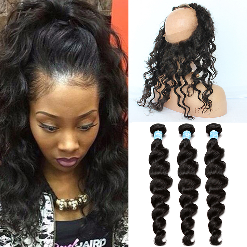 ... Peruvian Virgin Hair With Frontal Closure-in Human Hair Weft with ... Peruvian Virgin Hair With Frontal Closure-in Human Hair Weft with