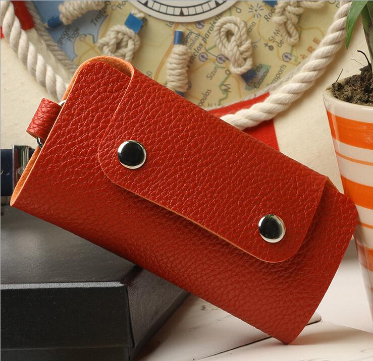 Image of Porta Chaves For Keys Pouch Pu Leather Housekeeper Key Holder Car Wallet Bag Coin Purse BB080-SZ+