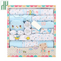 18pcs set 100 cotton newborn baby clothing gift sets infants cute cartoon suit Spring Summer baby