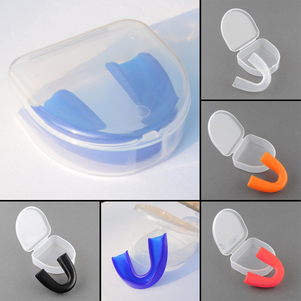 Image of Adult Mouthguard Mouth Guard Oral Teeth Protect For Boxing Sports MMA Football Basketball Karate Muay Thai Safety