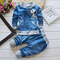 babzapleume Brand Kids Boys Clothes Baby Clothing Tops Pant 2PCS Set Fashion Denim Children Boys Sports