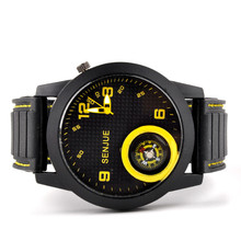 Reloj sport casual moda reloj de 2015 nueva placa brújula relojes para hombres moda de nueva