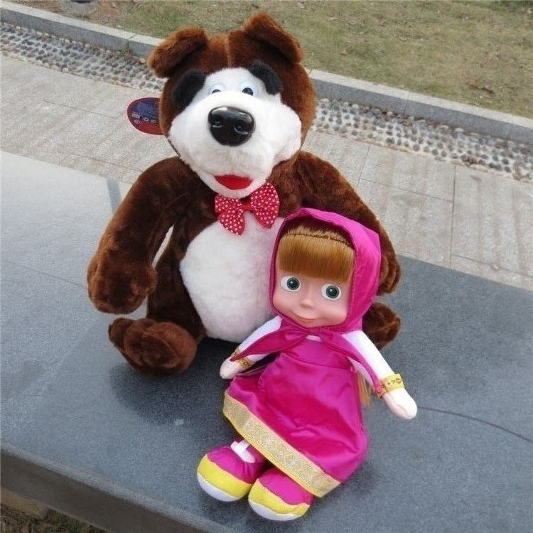 New Arrival Russian Toys Masha and Bear dolls Russ...