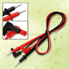1 par Universal multímetro Multi de prueba de medidor de plomo sonda de alambre Pen Cable caña de pescar