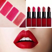 New Korean Brand Makeup Lipstick Best Beauty Red Matte Lip stick Professional Moisturizer Waterproof Cosmetic Batom