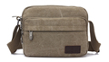 Men Messenger Bags Canvas Vintage Bag Men Shoulder Crossbody Bags for Man Brown Black Small Bag