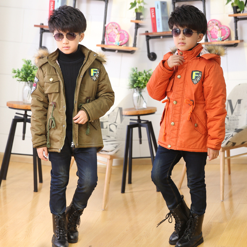 Boys Winter Jacket Down Parkas Coat Thickening Boys Clothes Teenage Boy Coats Outerwear Children's jackets Clothing Kids Clothes