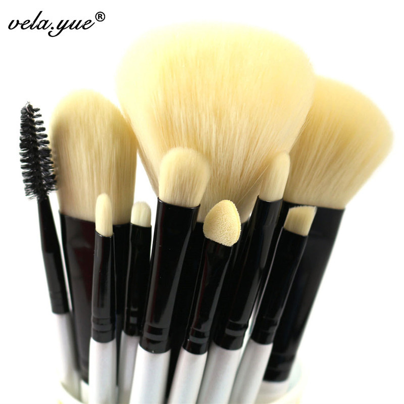 Image of 10pcs Professional Makeup Brushes Set High Quality Makeup Tools Kit Premium Full Function