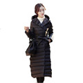 2017 New Winter Down Jacket Women High Quality Hooded Slim Double Breasted Coat Thicking Cotton Padded