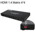 Quality 4X4 HDMI1 4 Matrix Switch 4 In 4 Out HDMI Splitter Full HD 1080P 4kx2k