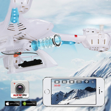 RC Quadcopter 2.4G 6-Axis Gyro Wifi FPV Drone with C4005 Camera, Four Axis Aerial Vehicle RC Helicopters