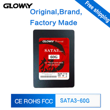 Gloway high quality ssd 60 g solid state hard drive sata3 2.5inch MLC Internal 60gb ssd hard drive ssd Disk /Free Shipping