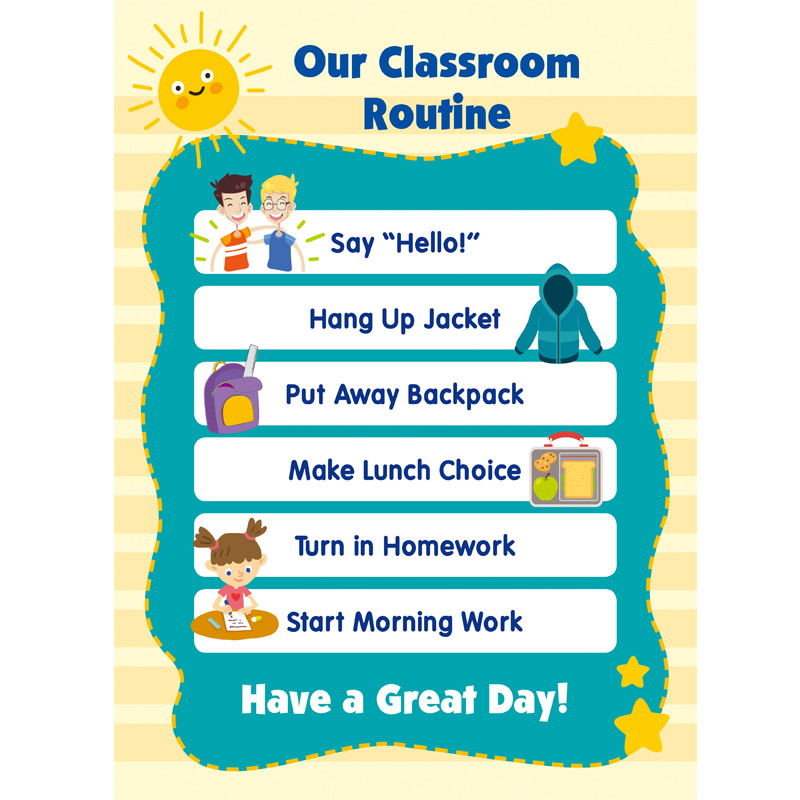 Classroom Routine Chart