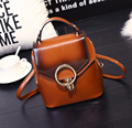 2017 New fashion mini single shoulder bag PU leather ring dual use trend of leisure small