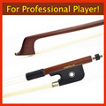 4 4 Size Pure SILVER Mounted Brazilwood Cello Bow Pernambuco Performance Unbleached Mongolia Horse Hair Wonderful