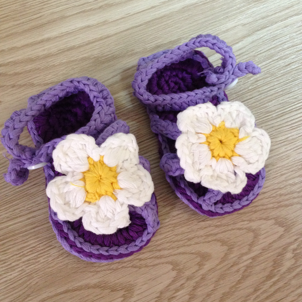 2015 New Crochet newborn baby girl summer shoes baby 