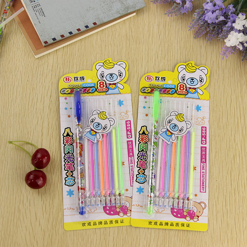 1 pen and 8 refill set colorful gel pen diy decoration for 1 pen and 8 refill set colorful gel pen diy decoration for
