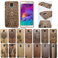 Luxury gfit 100 Bamboo Sculpture NOTE Wood carcasa Engraved Case For Samsung Galaxy S4 mini S5