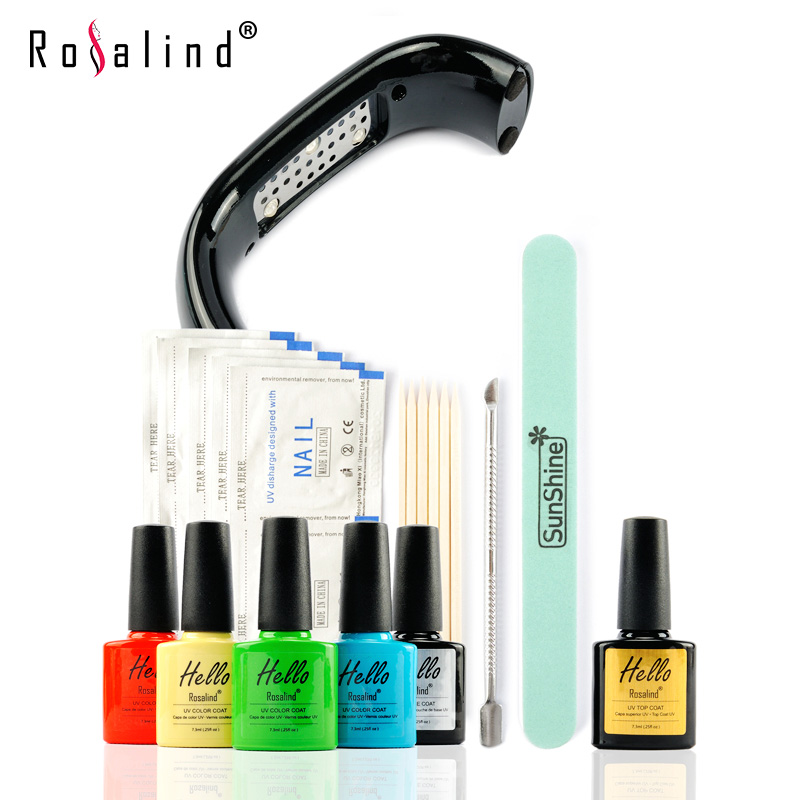 New Arrival Rosalind Hello UV Gel Kit Soak off Gel Polish Gel Nail Kit Nail Art
