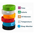 New Green W2 Smart Watch Bracelet Smartband Phone Mate Pedometer Sleep Monitor Thermometer Track Calories Burned