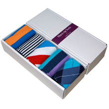 Free Shipping combed cotton brand men scoks,colorful dress socks (5 pair / lot )