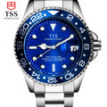 Male table luminous automatic mechanical watches business men watch waterproof stainless steel watch simple fashion watch