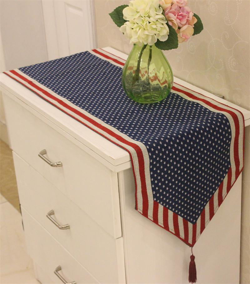 Table dining Luxury size Table New American Dining  table  Runner runner Flag  Rural for Wedding