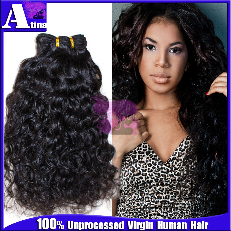 Grade 7a Wet And Wavy Virgin Brazilian Hair 3pcs Water Wave Human Hair Extension Brazillian 