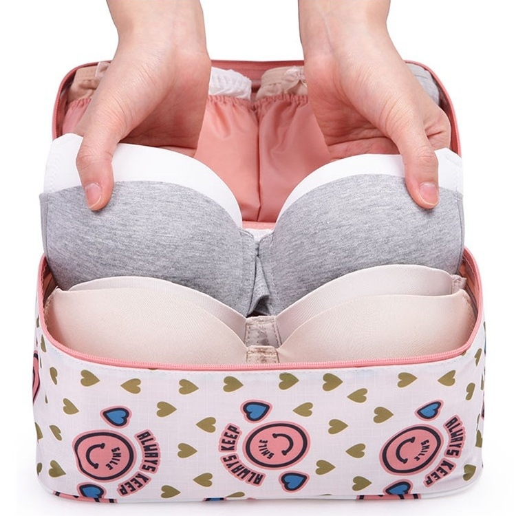 Image of Women Girl Travel Bra Underwear Lingerie Organizer Bag Cosmetic Makeup Toiletry Wash Storage Case Bra Bag Free Shipping