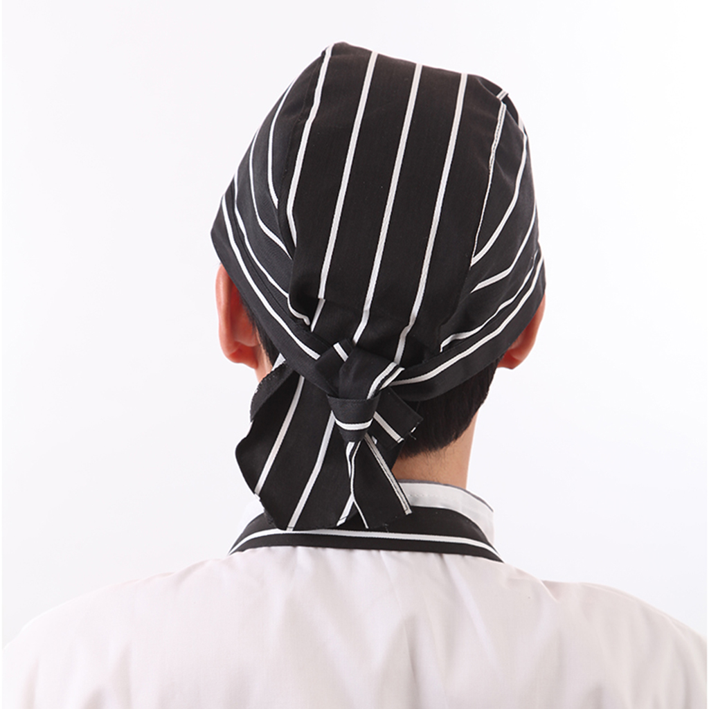 Hat Bandana Biker Turban Hair Cap Head Plain Style Chefs Bandana Hat 