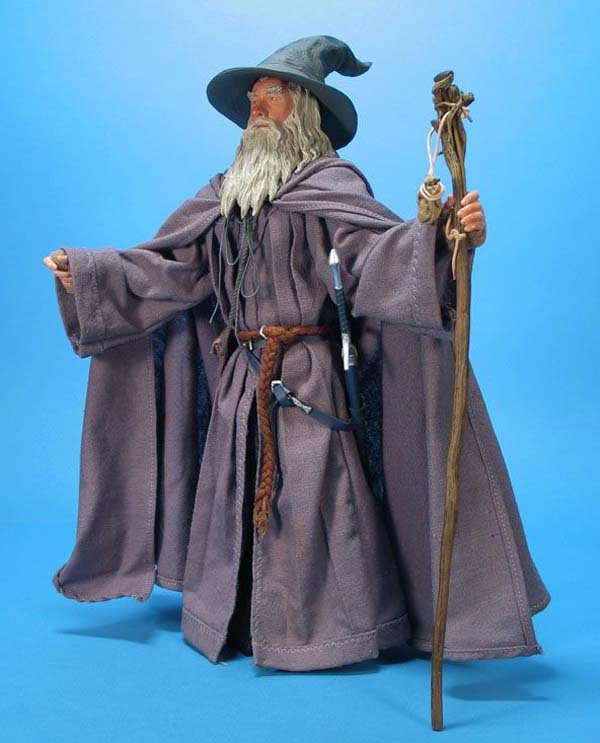 New arrival Lord Of The Rings Gandalf Wizard Cosplay Halloween Costume Custom with Hat Free shipping