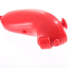 2 in 1 RED Nude Packed Built in Motion Plus Remote Controller and Nunchuk Silicone Case