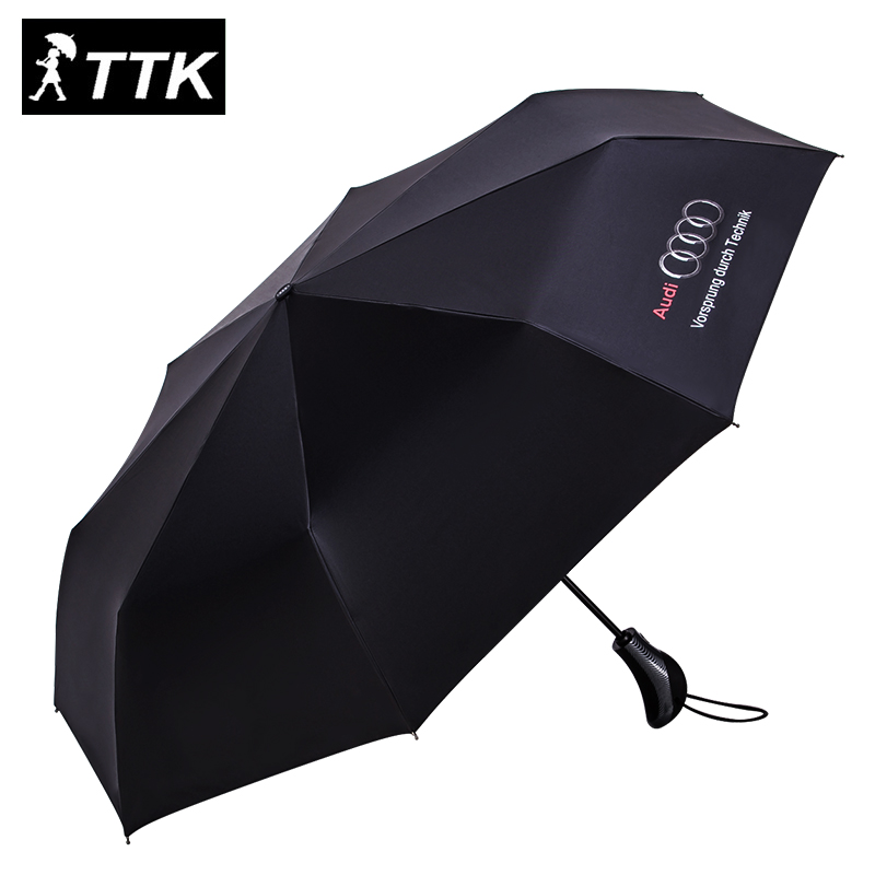 2016 Free shipping high quality business Audi men big umbrella fully automatic paraguas sun rain windproof Umbrella for male