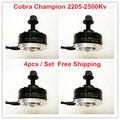 Cobra Motor CP2205 2500 2500Kv Free Shipping 4pcs Set Brushless Motor for Mini Drone Racing FPV