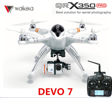(In stock) Original Walkera QR X350 Pro with DEVO 7 transmitter FPV GPS RC Quadcopter Suit for Gopro / iLook Camera drones