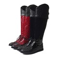Big Size Classic Fashion Women Motorcycle Boots PU Leather Buckle