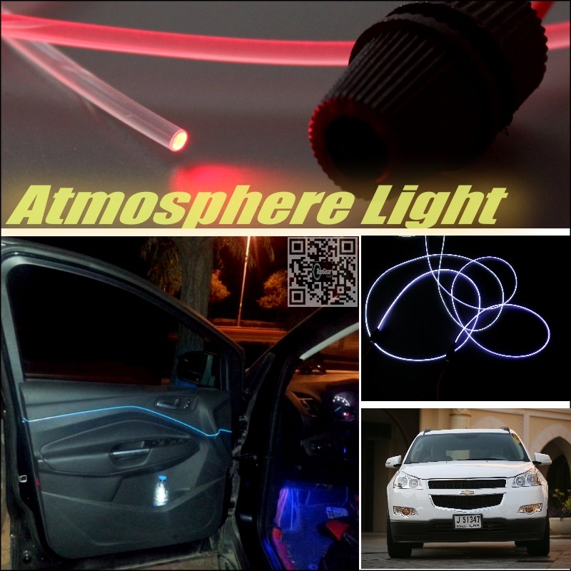 Car Atmosphere Light Fiber Optic Band For Chevrolet Traverse 2008 Furiosa Interior Refit No Dizzling Cab Inside DIY Air light