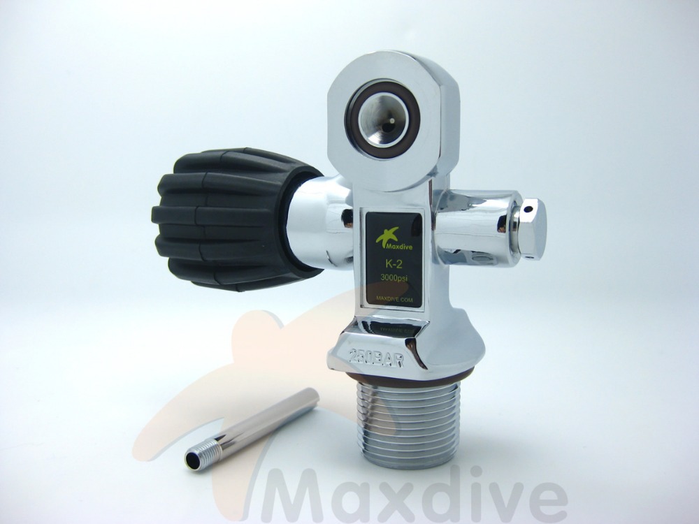 MAXDIVE Scuba Tank Valve Scuba Diving Valve 3000psi Yoke Type 3/4
