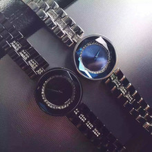 2016 Whole Crystal Watches Top Brand Luxury Japan Quartz Movement Watch Dress Wristwatches Logo Clock With Crystal