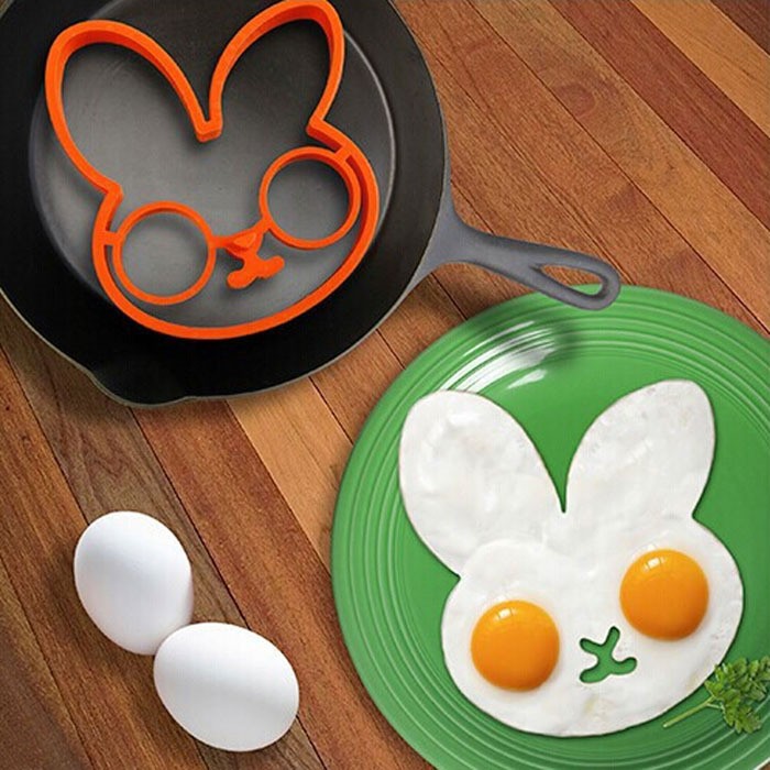 Image of Free Shipping Rabbit Silicone Egg Mold Ring Cooking Tools Fried Egg Kitchen Gadgets Cheapest Price