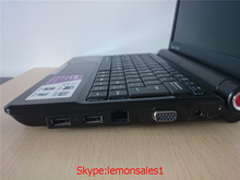 Free Shipment 10 inch Mini Laptop Intel Atom 1 80GHz 1GB DDR3 Ram160GB HDD WIFI Windows8