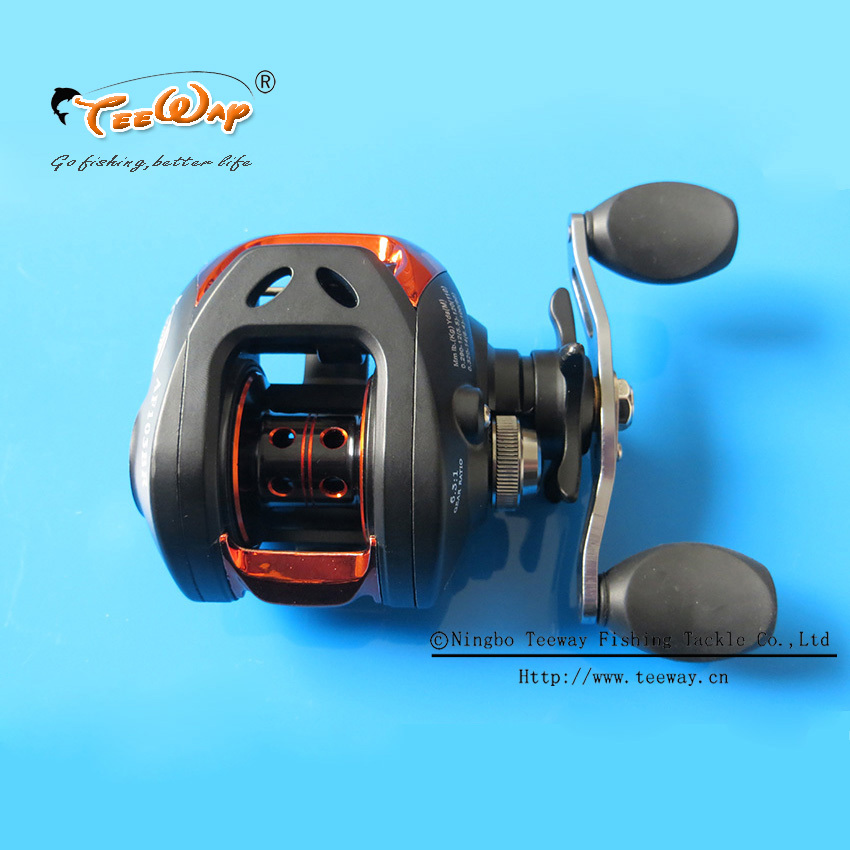 Image of New 10+1BB Ball Bearings Right Hand Bait Casting Carp Fishing Reel High Speed Baitcasting Pesca 6.3:1 AF103BR Black fly fishing