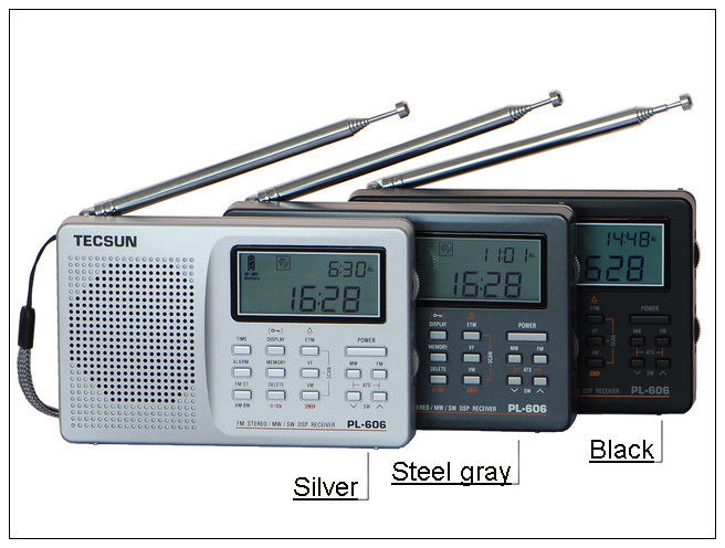 Купить pl606 tecsun pl-606 цифровой pll портативные радио fm dsp стерео ...
