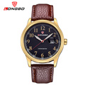 LONGBO Luxury Brand Men Military Geniune Leather Quartz Watch 2016 Fashion Men s Date Calendar Business