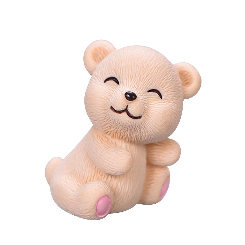 CW/_ Mini Honeypot Bear Snowball Duck Display Mold Micro Landscape Home Decor HOT